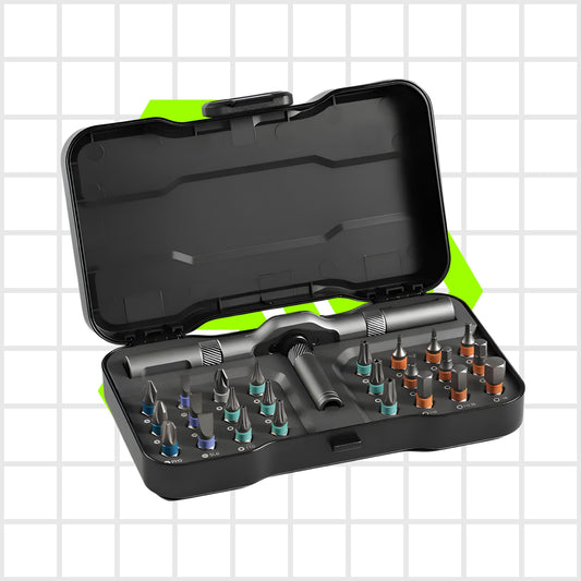 Conjunto Chaves Catraca DiyTech 24 peças – Sistema de catraca magnética de alta precisão